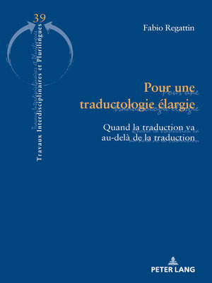 cover image of Pour une traductologie élargie